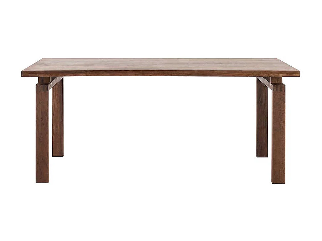 Tisch aus Nussbaum Massivholz Retrostil