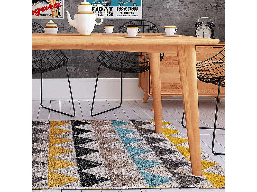 Holztisch aus Kernbuche Massivholz 80 cm tief