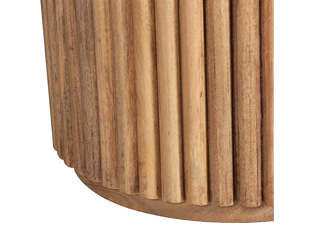 Esstisch Holztisch in runder Form mit Massivholzplatte