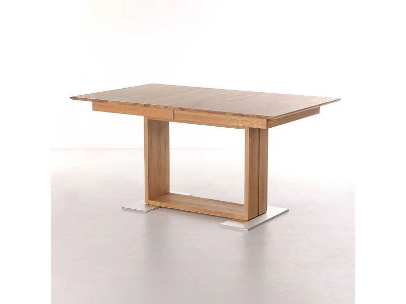 Esszimmertisch aus Eiche Massivholz Mittelauszug