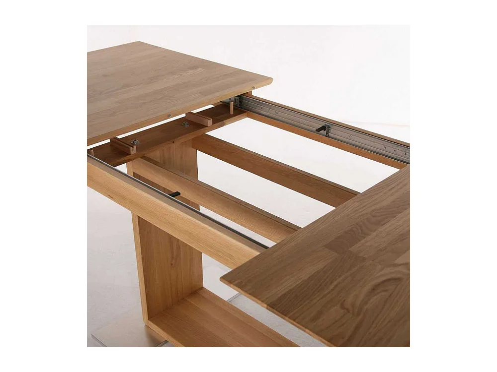 Esszimmertisch aus Eiche Massivholz Mittelauszug