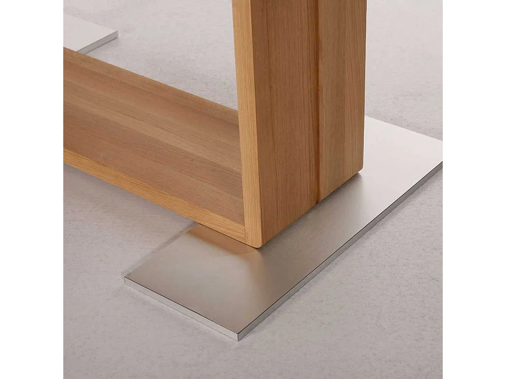 Esszimmertisch aus Eiche Massivholz Mittelauszug