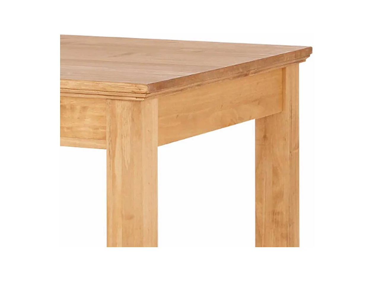 Esstisch Holztisch in Kieferfarben mit einer Schublade