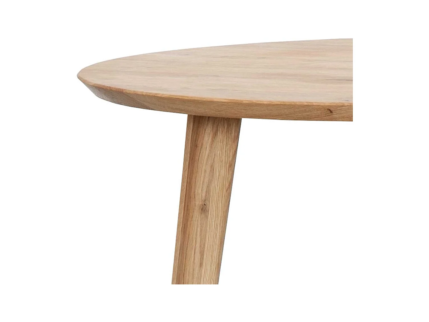 Esszimmer Tisch aus Wildeiche Massivholz rund