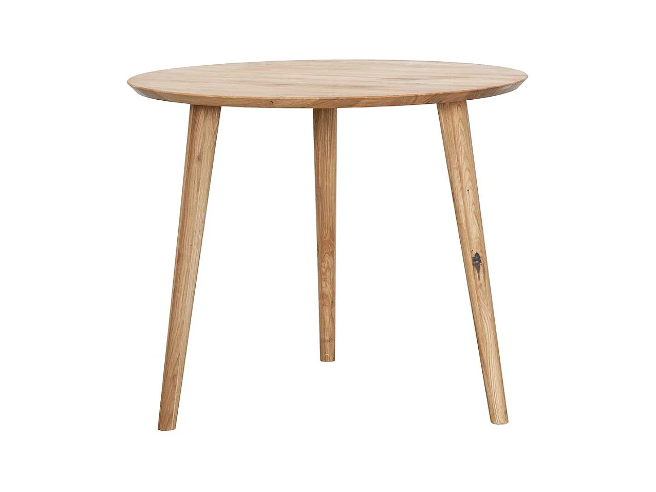 Esszimmer Tisch aus Wildeiche Massivholz rund