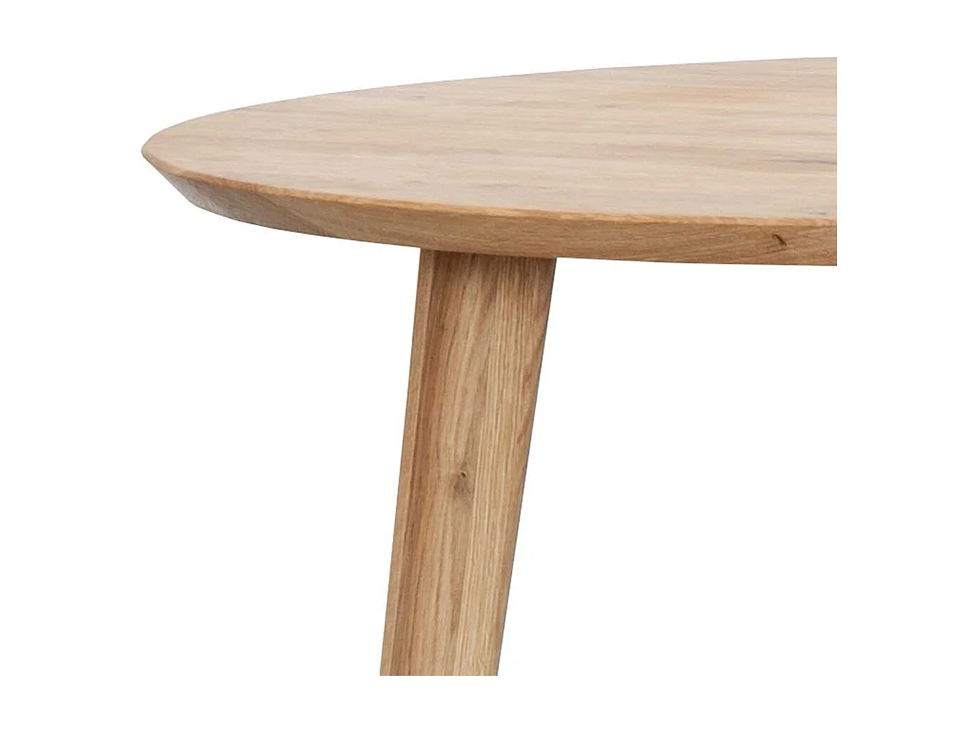 Esszimmer Tisch aus Wildeiche Massivholz rund