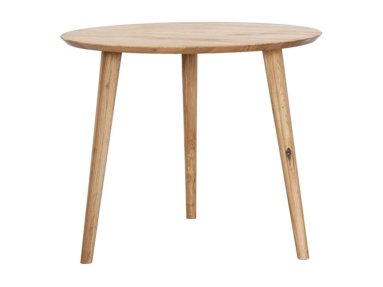 Esszimmer Tisch aus Wildeiche Massivholz rund