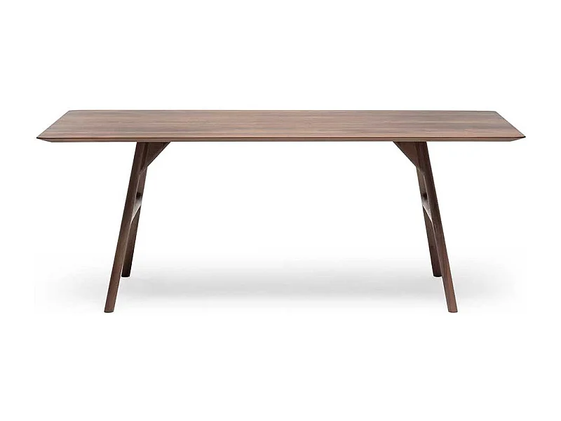 Küchentisch aus Nussbaum Massivholz handgearbeitet