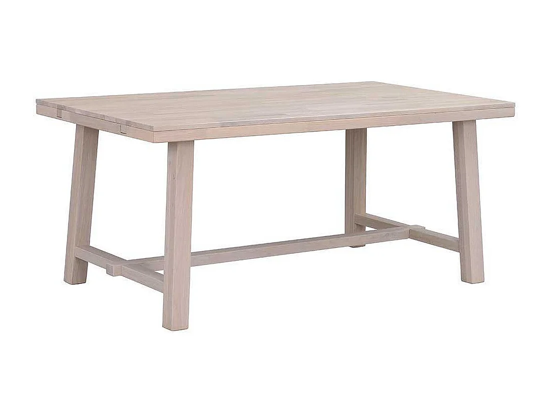 Esszimmertisch aus Eiche White Wash massiv modern