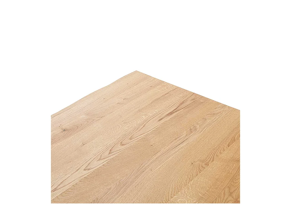 Esstisch Echtholztisch in Wildeichefarben mit X Gestell