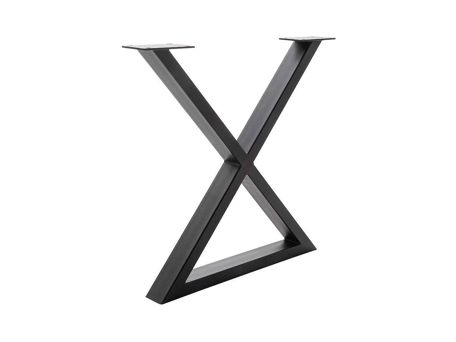 Esstisch Holztisch im Industry und Loft Stil mit X Gestell