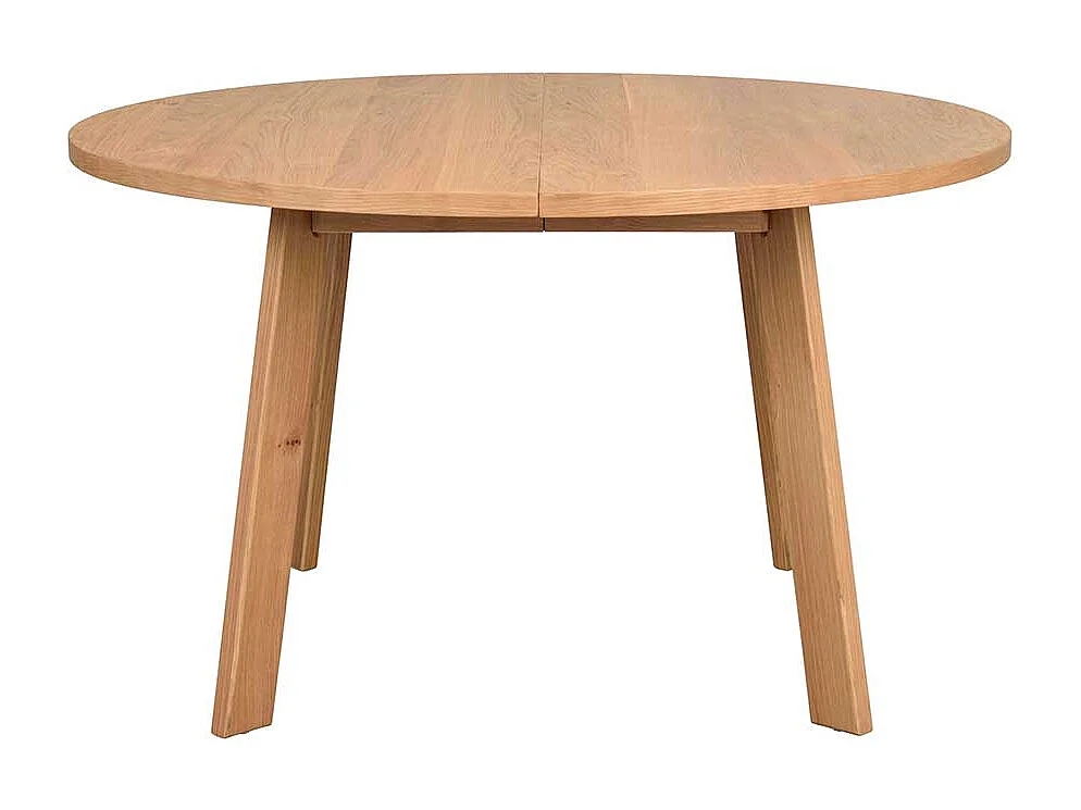 Esstisch rund modern in Eichefarben 75 cm hoch - optional verlängerbar