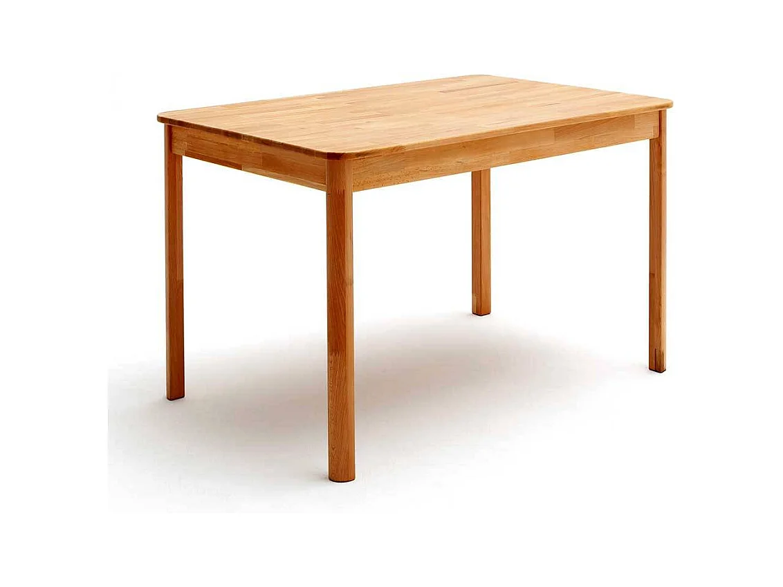 Esstisch aus Kernbuche Massivholz Vierfußgestell