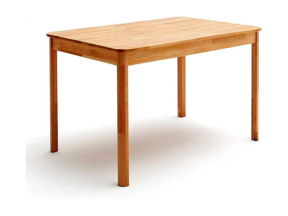 Esstisch aus Kernbuche Massivholz Vierfußgestell