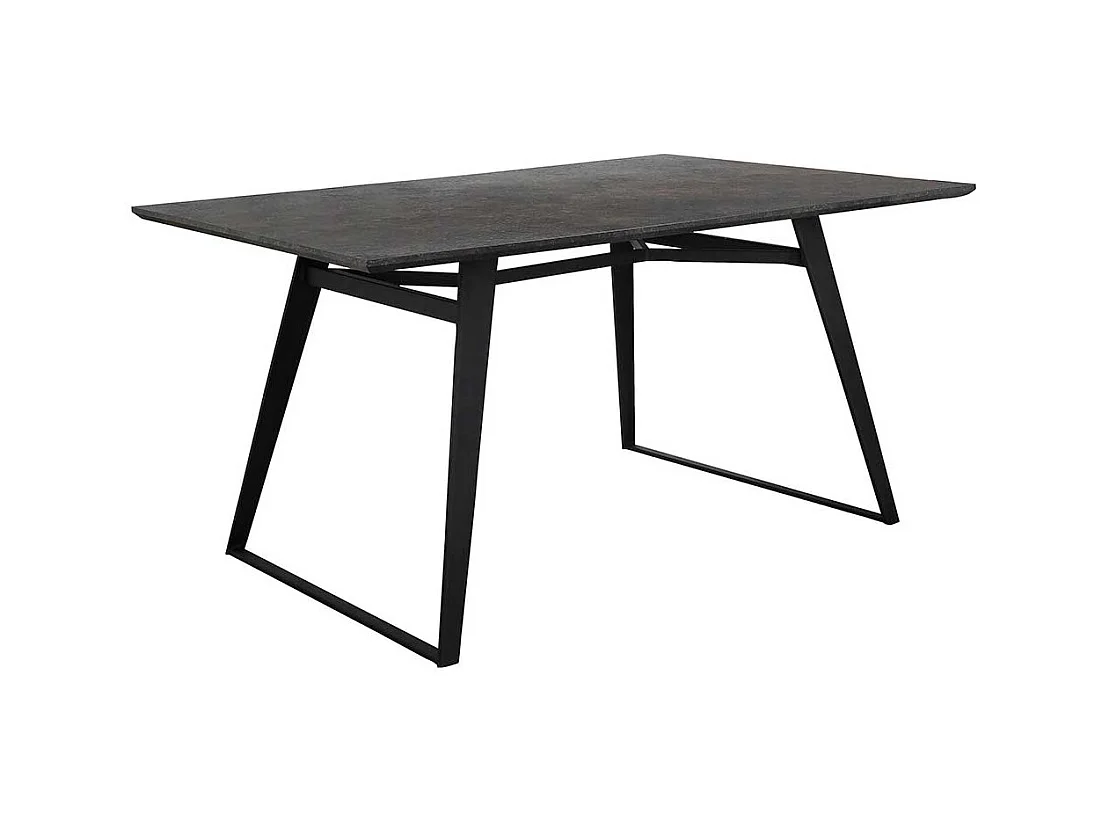 Esstisch Tisch Esszimmer in Schwarz und Graubraun