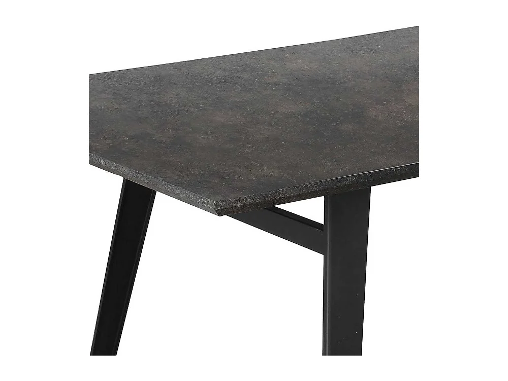 Esstisch Tisch Esszimmer in Schwarz und Graubraun