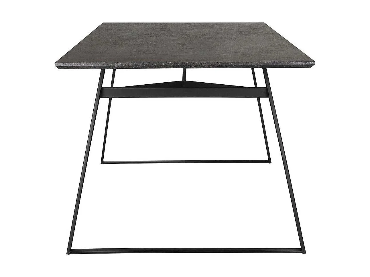 Esstisch Tisch Esszimmer in Schwarz und Graubraun