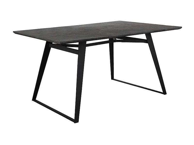 Esstisch Tisch Esszimmer in Schwarz und Graubraun