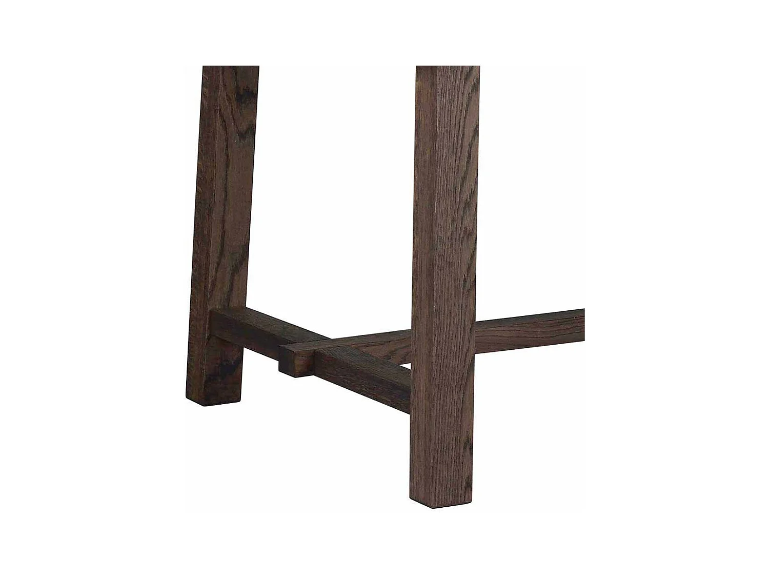 Esszimmertisch in dunkel lackiert und gebürstet Eiche massiv