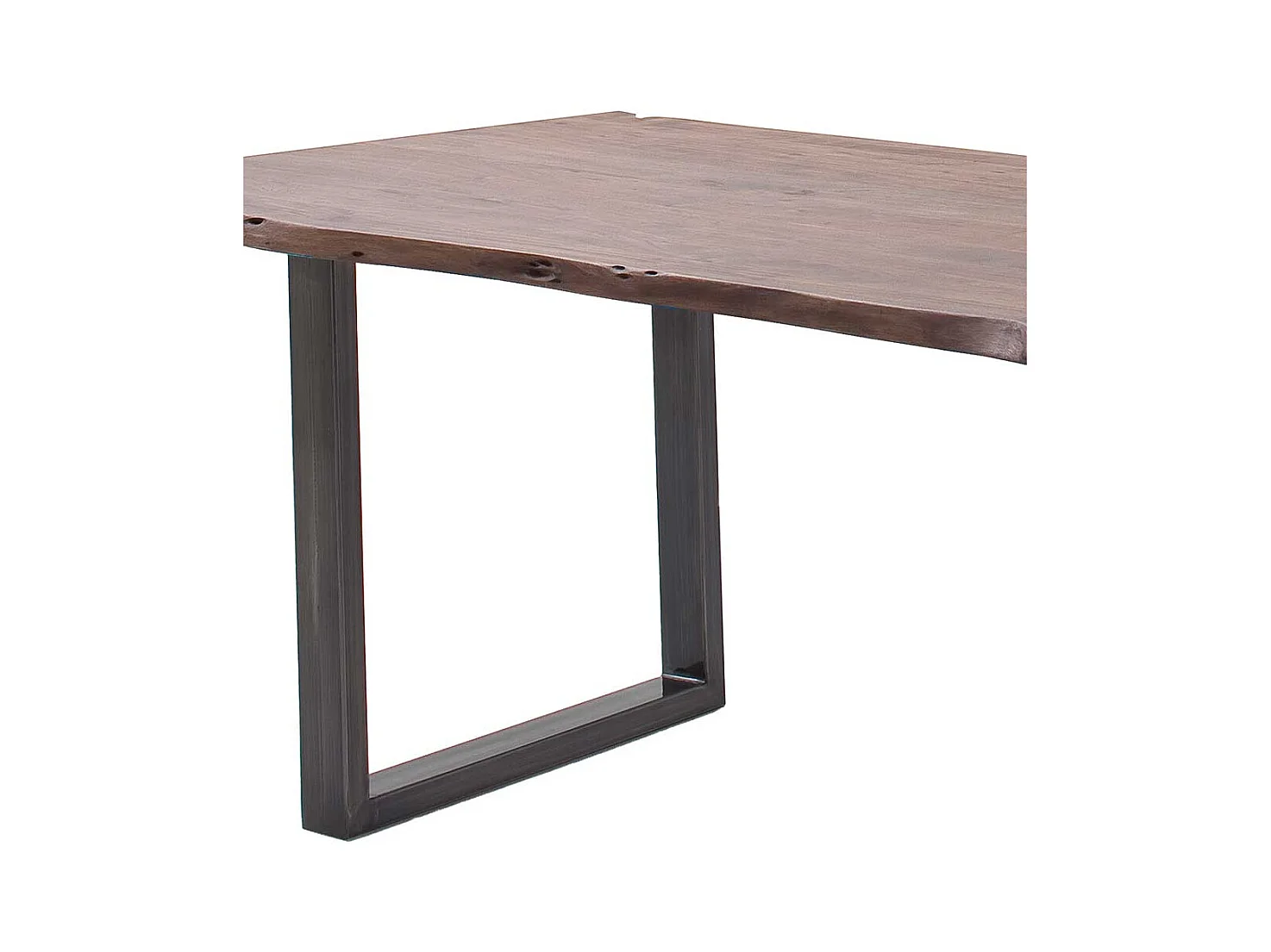 Esstisch Holztisch im Industry und Loft Stil 100 cm tief