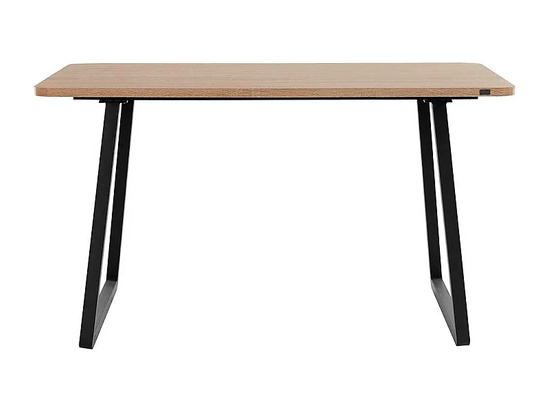 Esstisch in Wildeichefarben und Schwarz Industry Stil