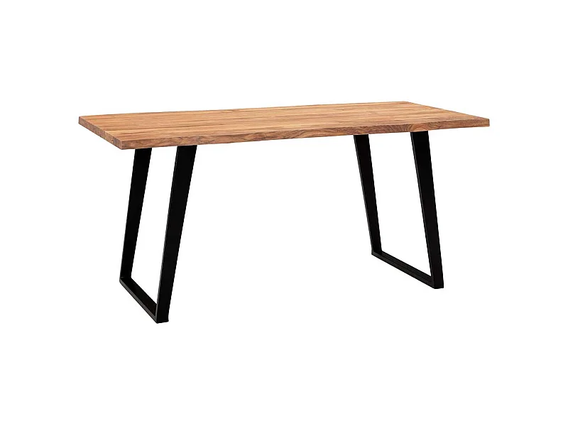 Tisch Esszimmer Küchentisch aus Akazie Massivholz und Metall