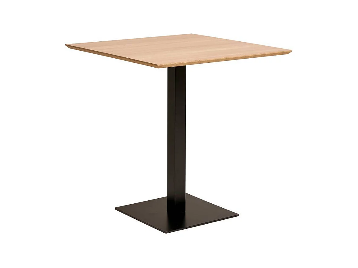 Esstisch Esszimmertisch in Eichefarben und Schwarz