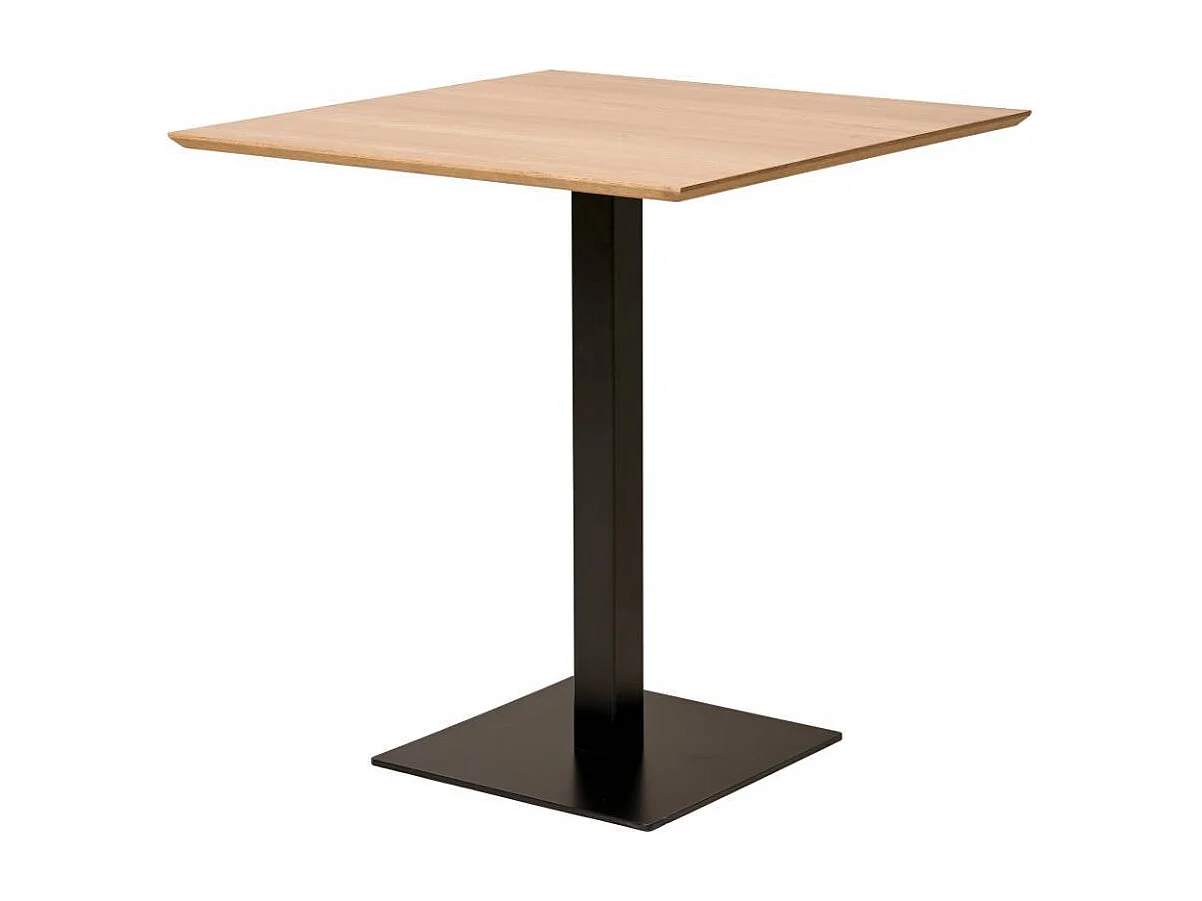 Esstisch Esszimmertisch in Eichefarben und Schwarz