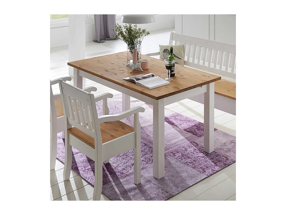 Massivholz Esstisch im Landhausstil Kiefer