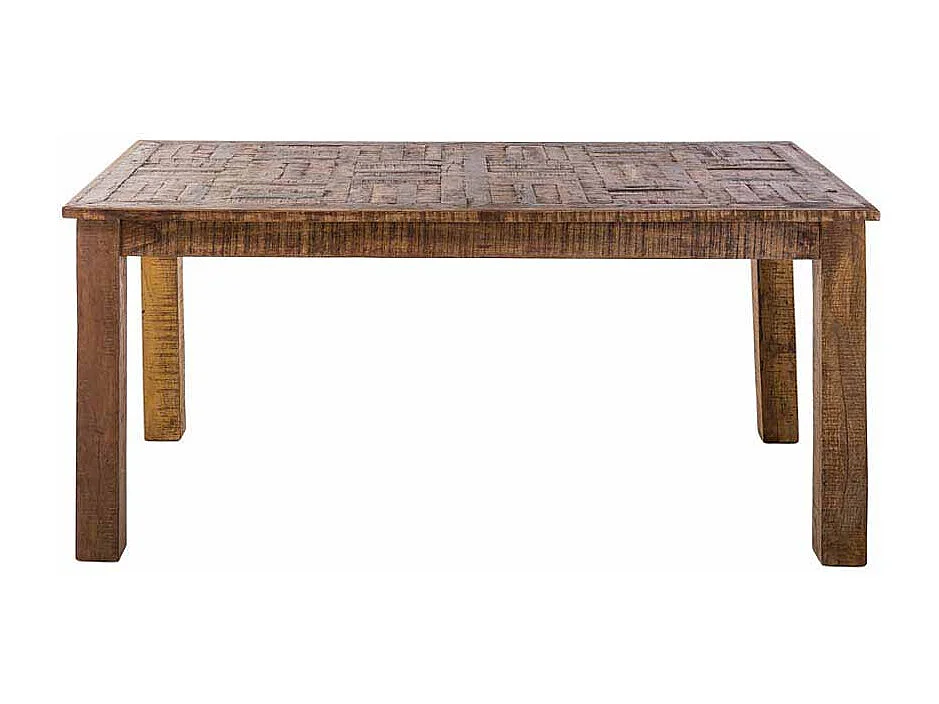 Esszimmertisch aus Mangobaum Recyclingholz 160 cm breit