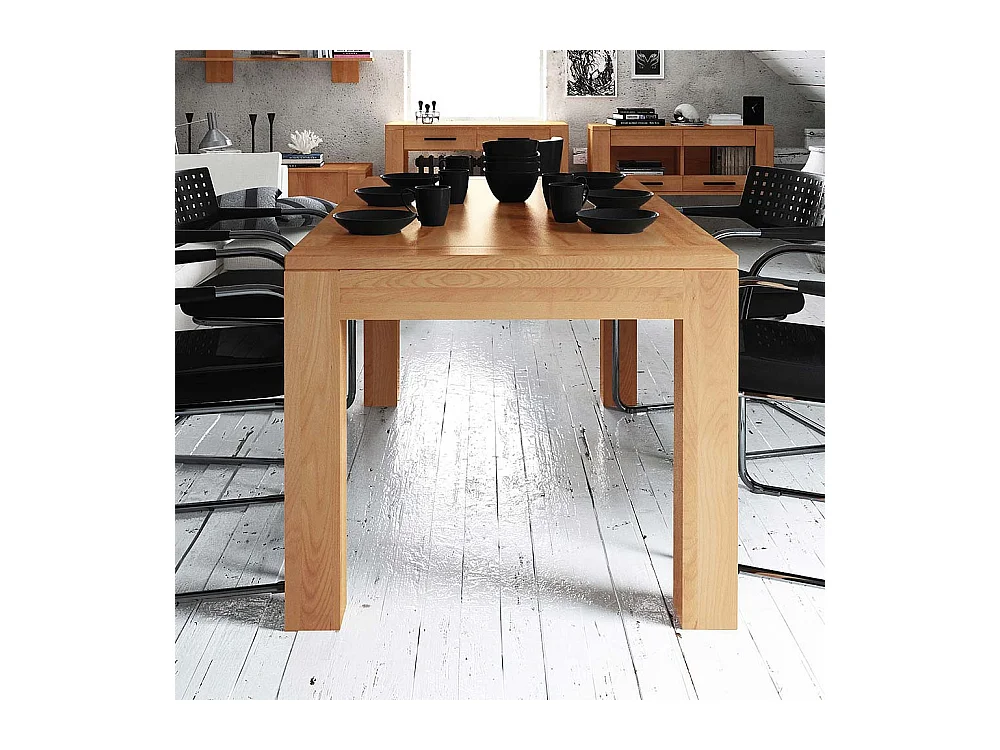 Massivholztisch für Esszimmer Kernbuche geölt