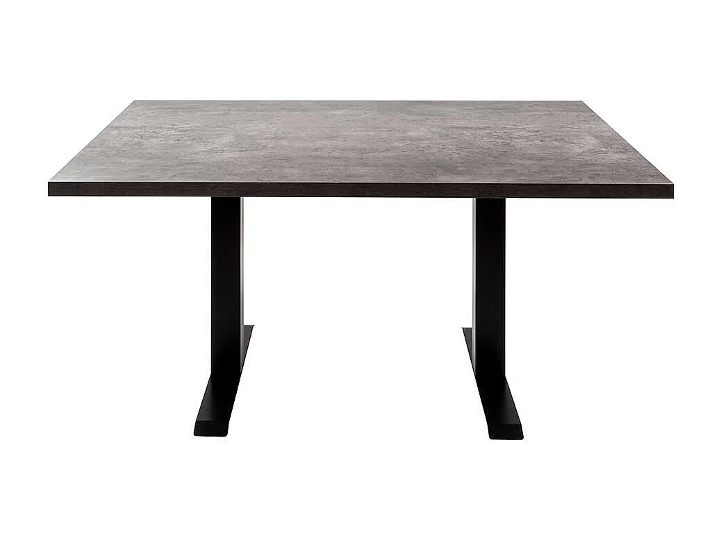 Höhenverstellbarer Multifunktionstisch in Beton Grau und Schwarz