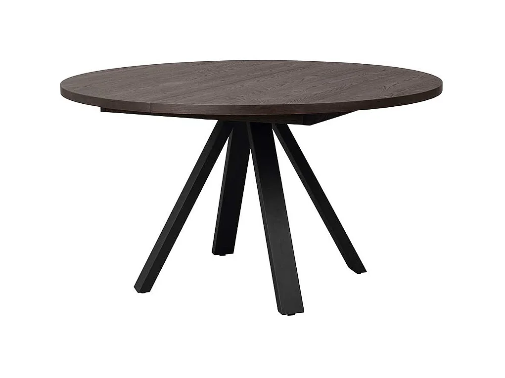 Moderner Esszimmer Tisch in Eiche Dunkelbraun Vierfußgestell
