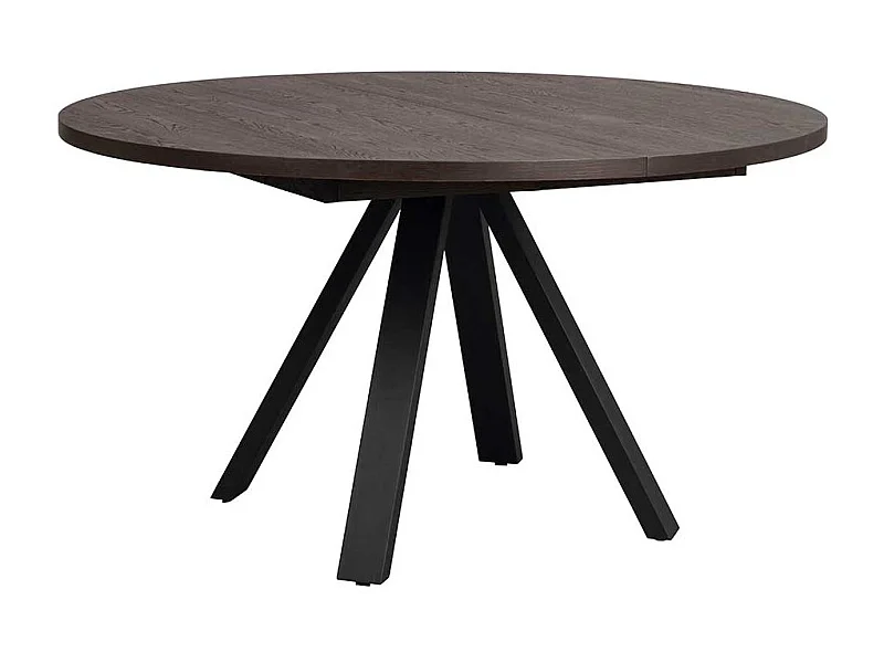 Moderner Esszimmer Tisch in Eiche Dunkelbraun Vierfußgestell