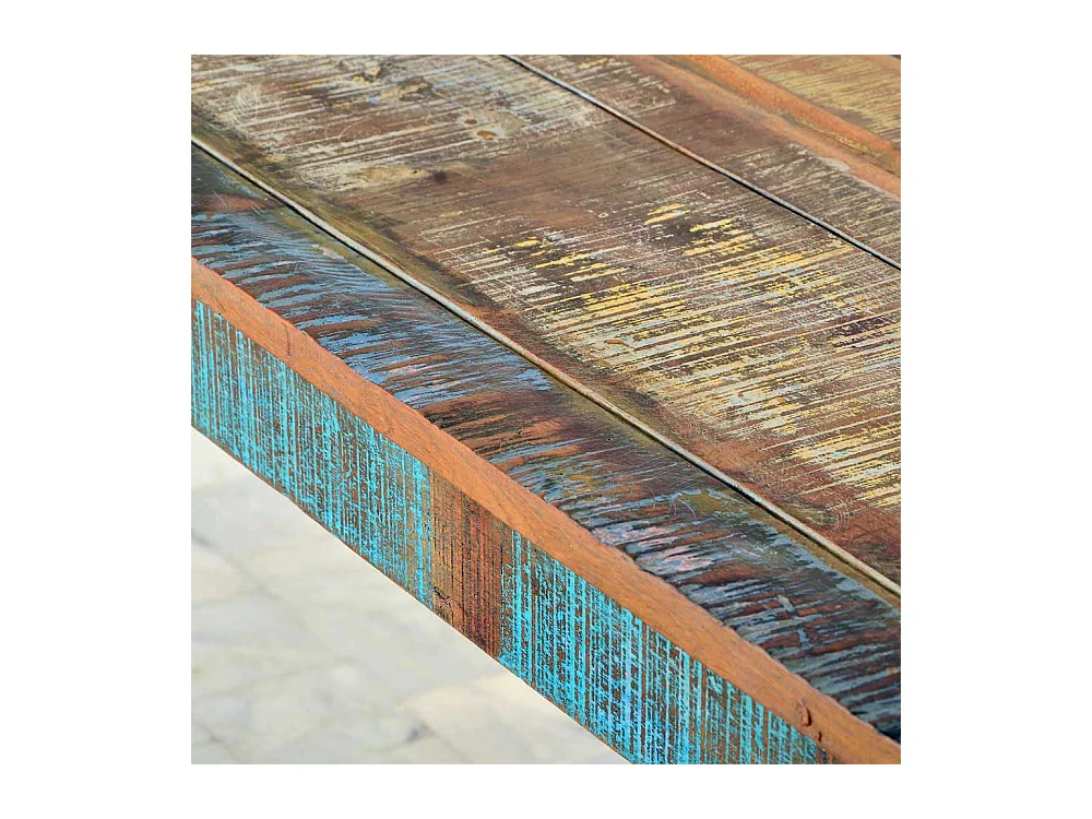 Esszimmertisch aus Massivholz Shabby Chic