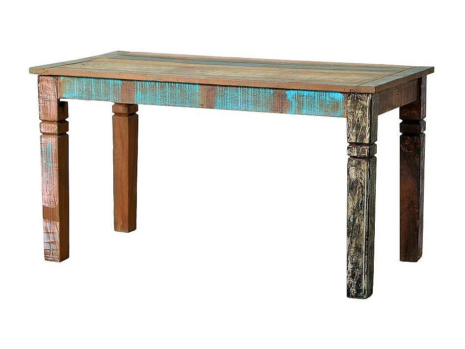 Esszimmertisch aus Massivholz Shabby Chic