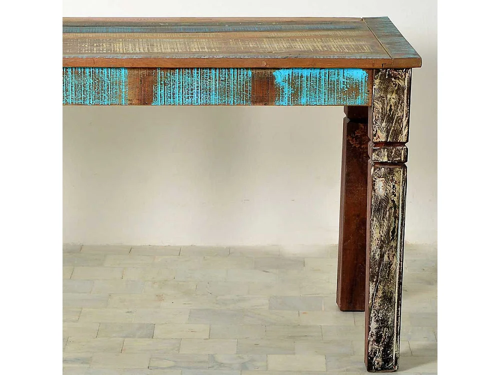 Esszimmertisch aus Massivholz Shabby Chic