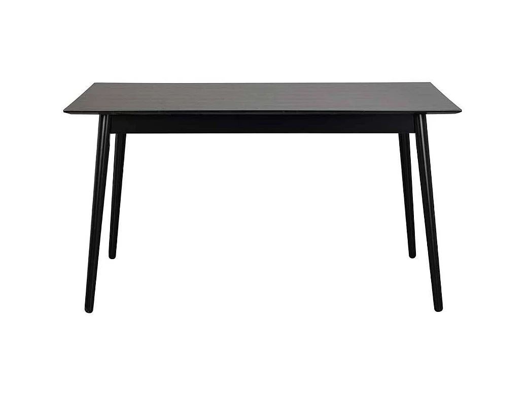 Schwarzer Tisch in modernem Design Küche und Esszimmer