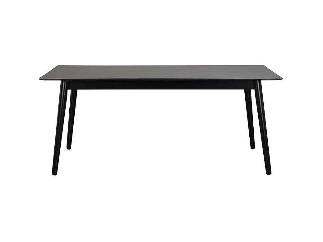 Schwarzer Tisch in modernem Design Küche und Esszimmer