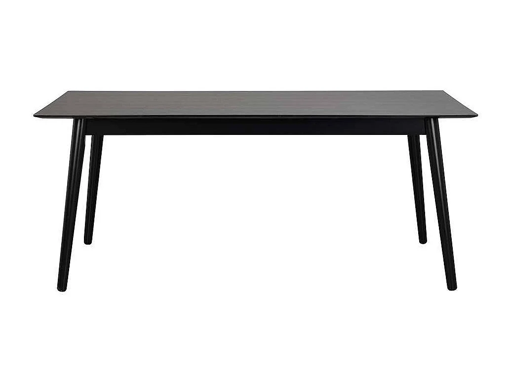 Schwarzer Tisch in modernem Design Küche und Esszimmer