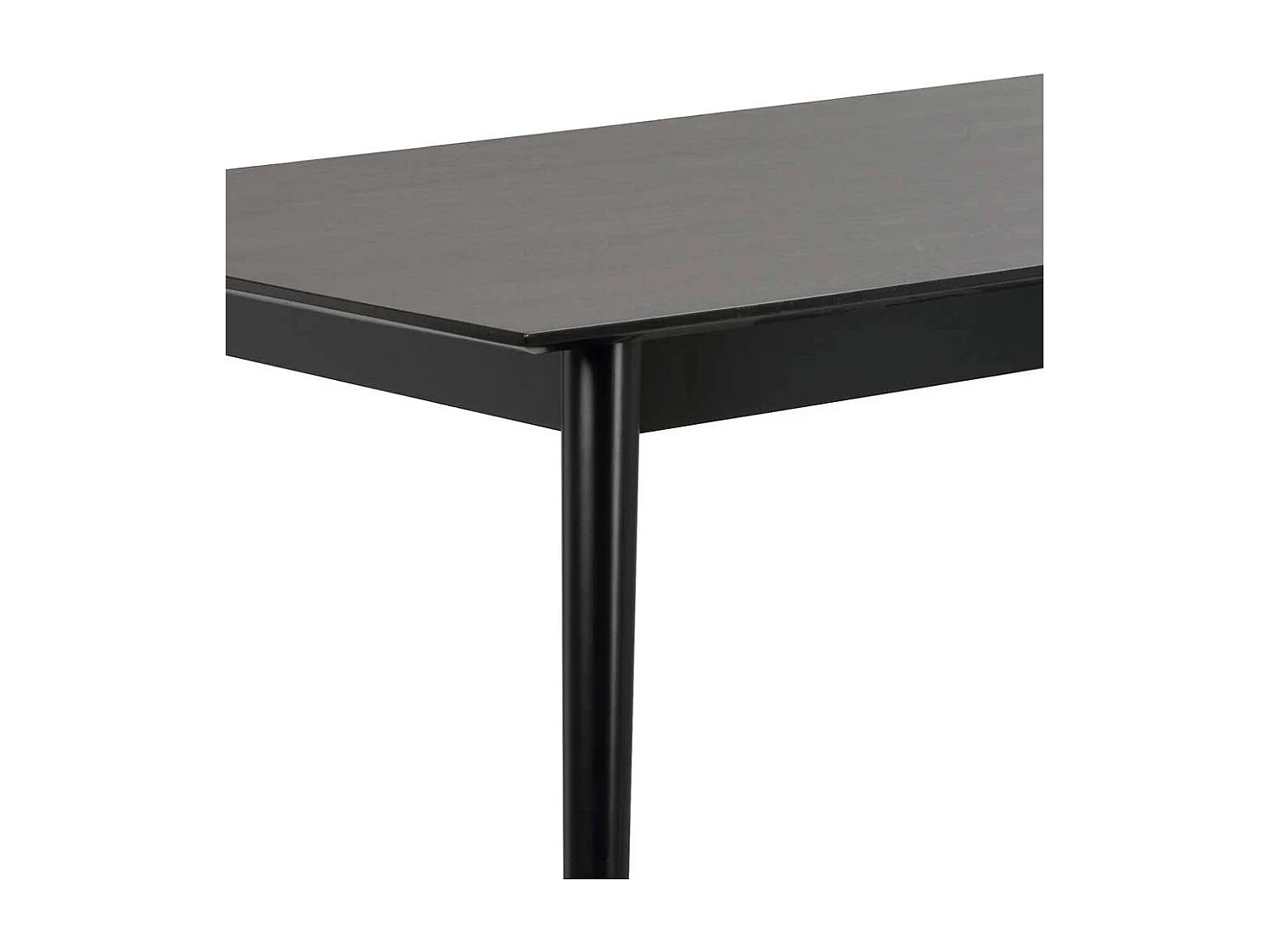 Schwarzer Tisch in modernem Design Küche und Esszimmer