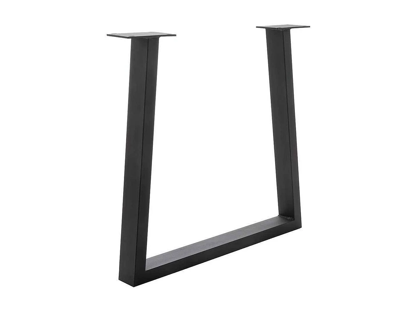 Esstisch Holztisch aus Metall und Zerreiche Massivholz