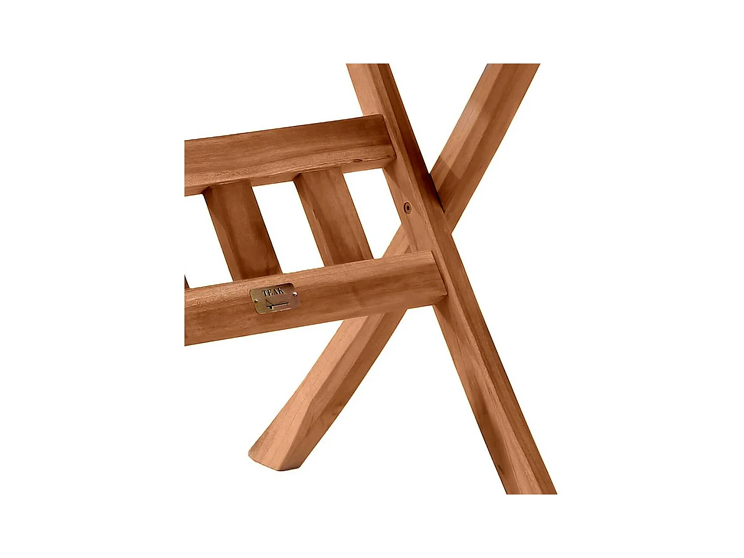 Rundtisch für Garten Teak Massivholz