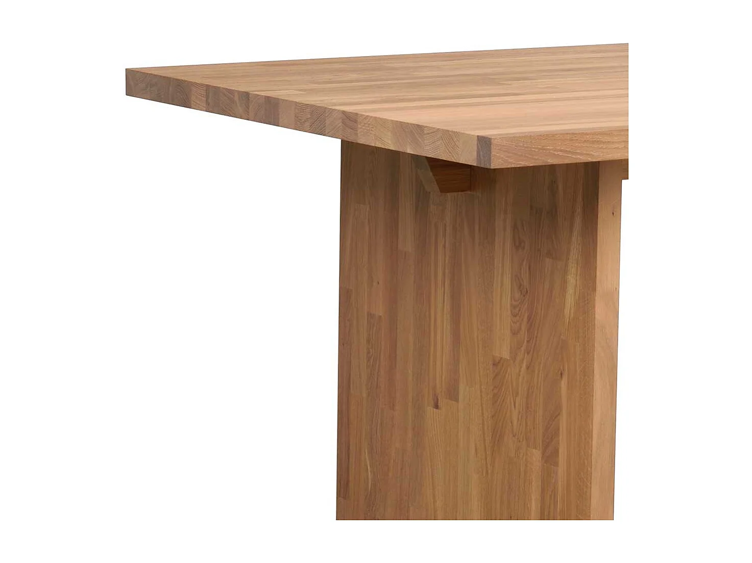 Skandi Esszimmer Tisch aus Eiche Massivholz geölt 240 cm breit