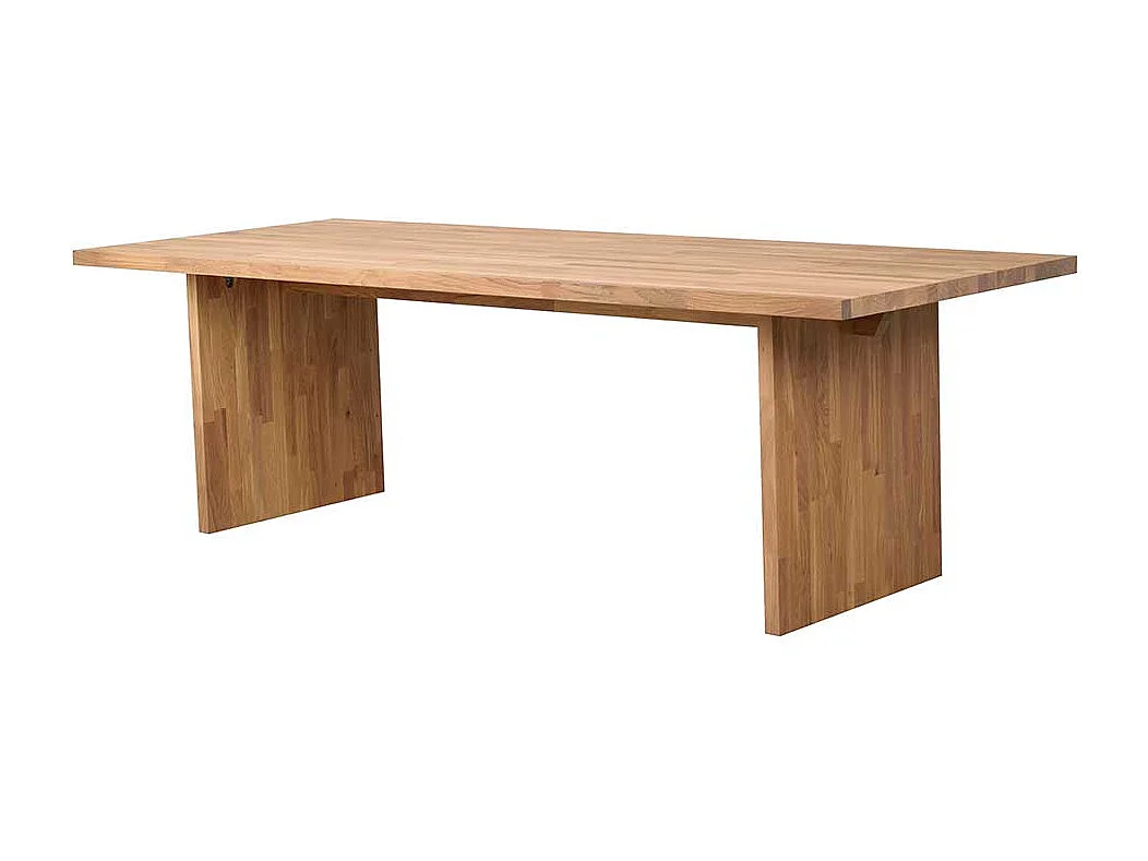 Skandi Esszimmer Tisch aus Eiche Massivholz geölt 240 cm breit