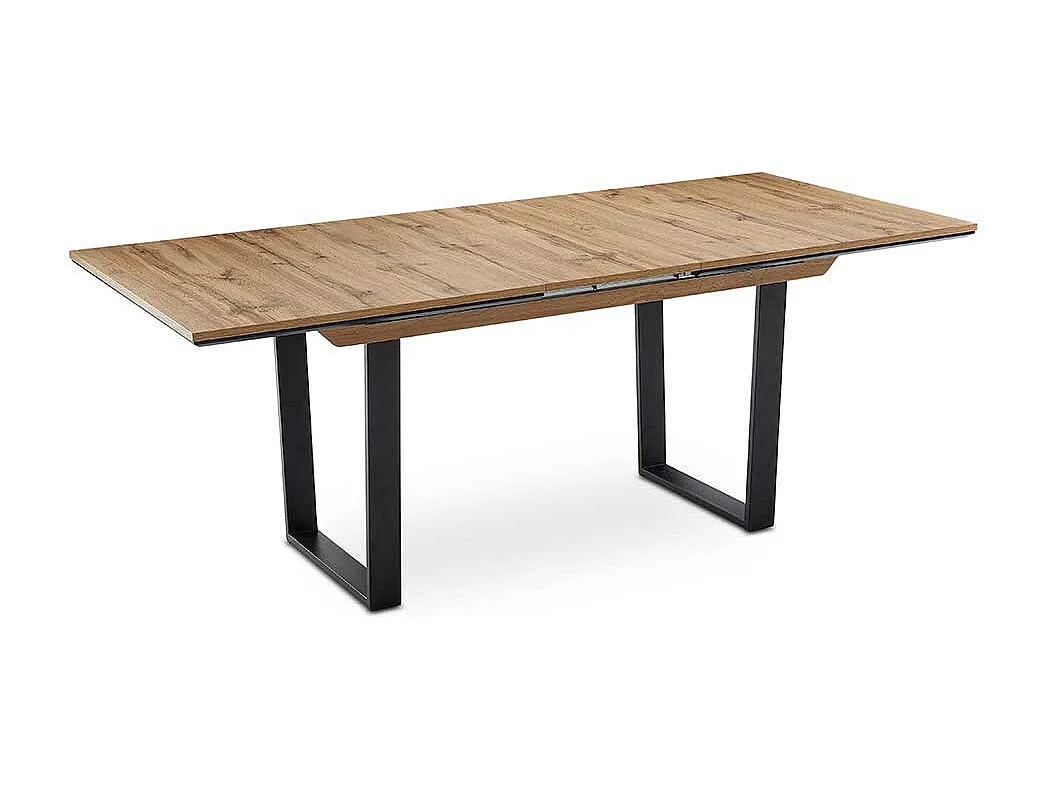 Esszimmertisch mit Bügelgestell wahlweise mit Mittelauszug