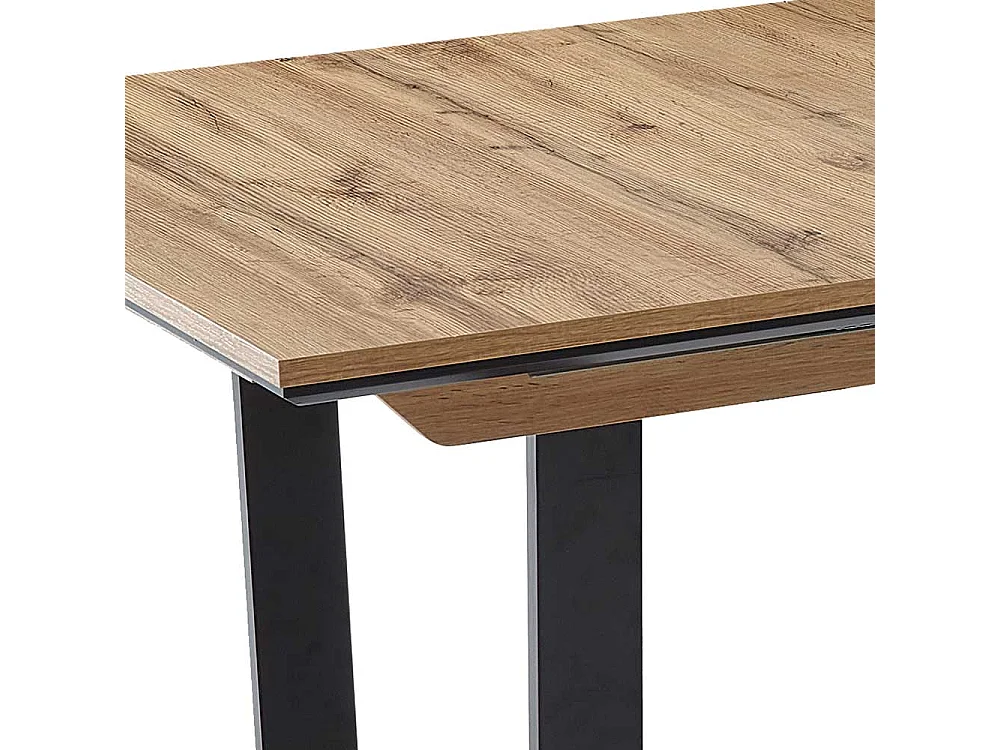 Esszimmertisch mit Bügelgestell wahlweise mit Mittelauszug