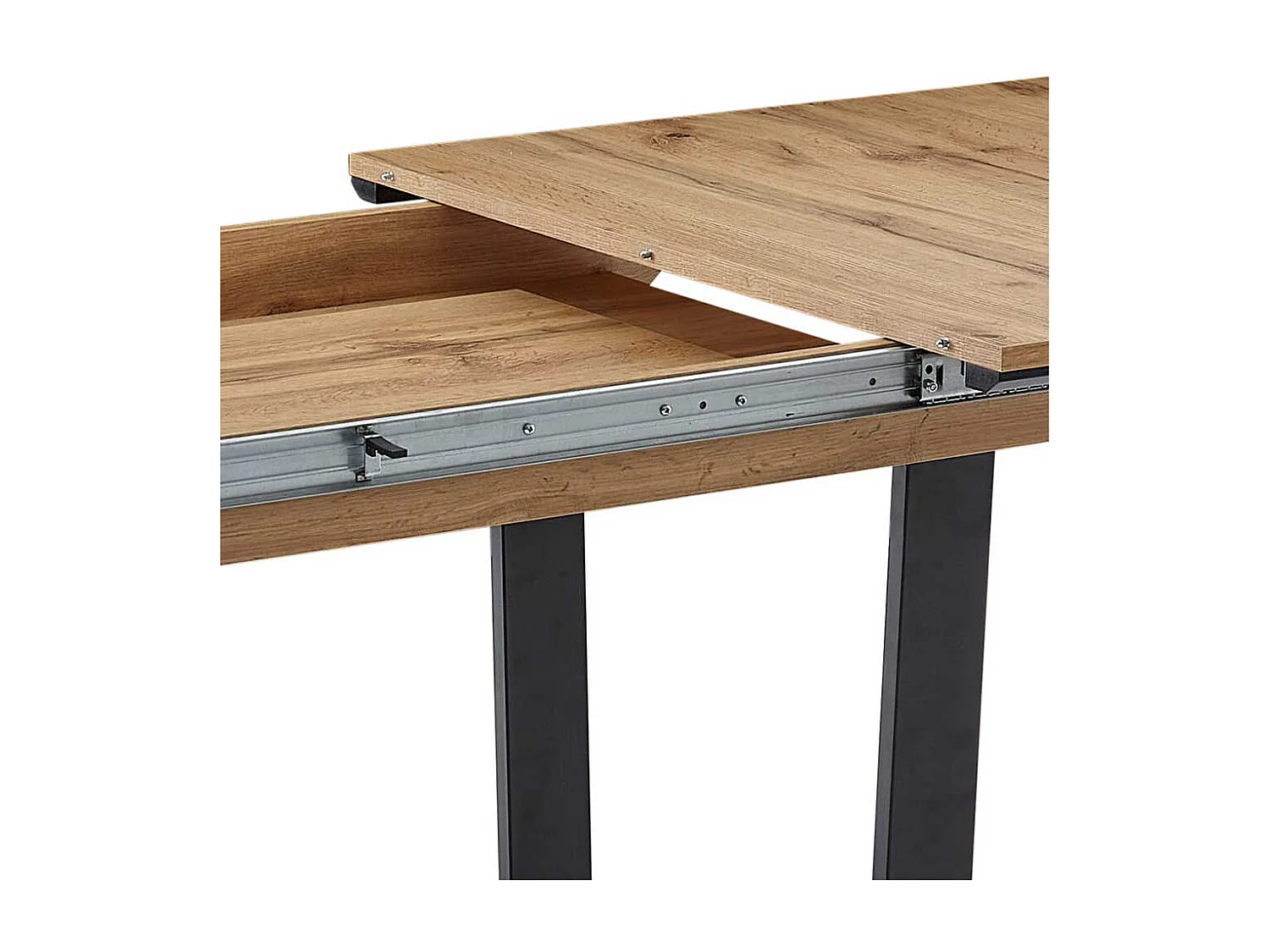 Esszimmertisch mit Bügelgestell wahlweise mit Mittelauszug