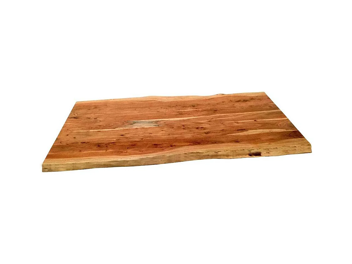 Akazie Massivholztisch mit Metallgestell Industrie Look