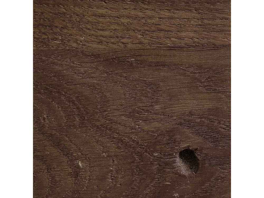 Esszimmertisch aus Eiche verwittert massiv Edelstahl